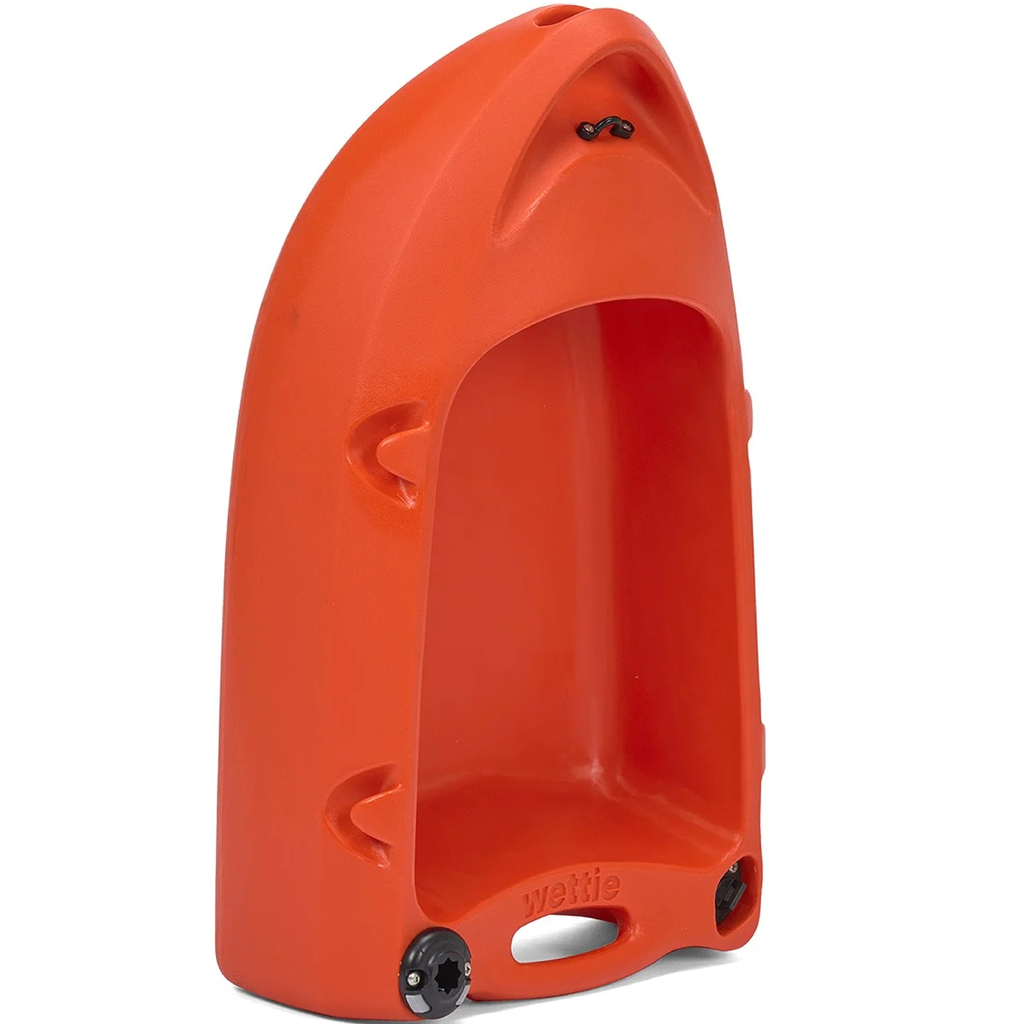 Wettie Float Boat small size orange colour side profile